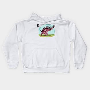 Kentrosaurus dinosaur Kids Hoodie